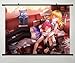 Home Decor Anime Fairy Tail Cosplay Wall Scroll Poster Fabric Painting Natsu Dragneel & Lucy Heartfilia & Happy 23.6 X 17.7 Inches-198
