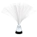 Fortune Products FOL-325C Crystal Crushed Fiber Optic LED Lamp, 3" Base Width x 3-1/4" Base Height, 9-3/4" Tall