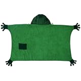 Kidorable Frog Toddler Towel, Green, 3-6 Years by KIDORABLE