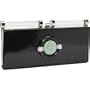 Kenneth Jay Lane Eros Clutch - Black w green