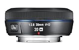 Produkt-Bild: Samsung EX-W20NB i-Function Objektiv 20 mm F2.8 (43 mm Filtergewinde), NX-Serie