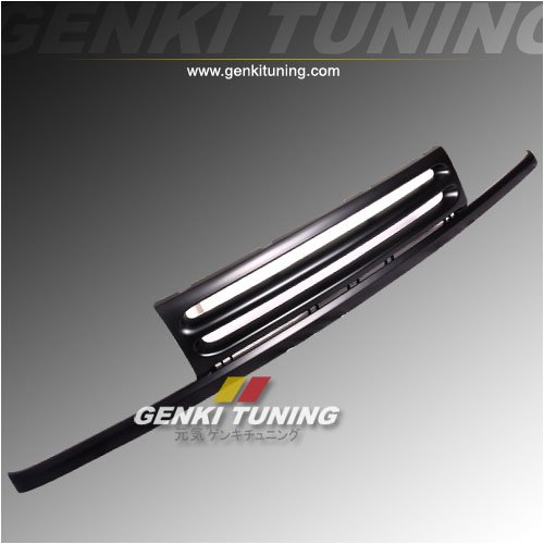 Genki Tuning - 1993-1998 ( 1994 1995 1996 1997 ) Volkswagen Jetta 3 ABS Front Hood Black Grill Grille 93 94 95 96 97 98 VW III