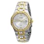 Pulsar Men's PXDA86 Crystal Accented Dress Two-Tone Stainless Steel Watch