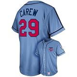 Majestic Minnesota Twins Rod Carew Cooperstown Tradition Jersey