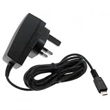 from Navitech Navitech Black Micro USB UK Mains Charger Socket for The Blackberry playbook