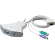 2-Port KVM Switch With PS/2 Built-In Cabling