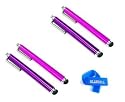 4 Pack of Purple Pink Stylus Universal Touch Screen Pen for Ipad 2 Ipod Iphone 4,4S,Kindle Fire,3g 3gs, Motorola Xoom, Samsung Galaxy Tab 8.9 10.1, Blackberry Playbook HTC Flyer Tablet + Bonus Bluecell cable Tie