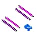 Bluecell 4 Pack of Purple Pink Stylus Universal Touch Screen Pen for Ipad 2 Ipod Iphone 4,4S,Kindle Fire,3g 3gs, Motorola Xoom, Samsung Galaxy Tab 8.9 10.1, Blackberry Playbook HTC Flyer Tablet + Bonus Bluecell cable Tie