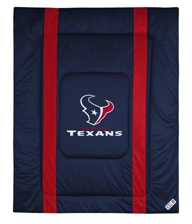 Houston Texans Sideline Jersey Bed Comforter NFL