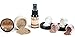 STARTER SET w/SETTING SPRAY MIST (LIGHT) Mineral Makeup Kit Bare Face Matte Sheer Foundation Cover