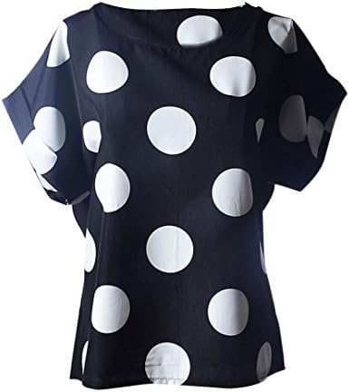 Binmer(TM)Women Blouses Casual Flower Print Tropical Chiffon Shirts Blusas (M, A)