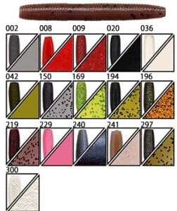 Gary Yamamoto. 2" Yamasenko. #229 Bubble GUM (No Flake).