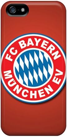 Iphone 5/5s Hard Back With Bumper Silicone Gel Tpu Case Cover Fc Bayern Munich