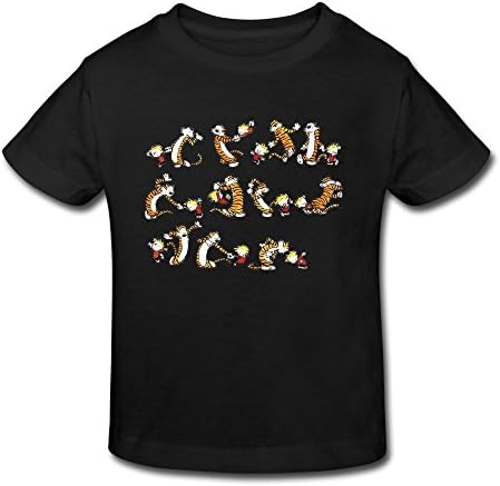 Calvin And Hobbes Toddler T-shirts Vintage Size 2 Toddler Black By Hongxm