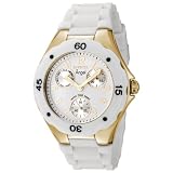 Invicta Women's 0718 Angel Collection Gold-Plated White Polyurethane Watch