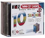 TNB - Pack of 10 Slim Cases for mini CD-R (8cm)