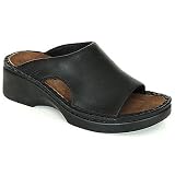 NAOT ROME BLACK MATTE LEATHER