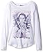Star Wars Girls' Long Sleeve T-Shirt, Electric White, XX-Large/14/16