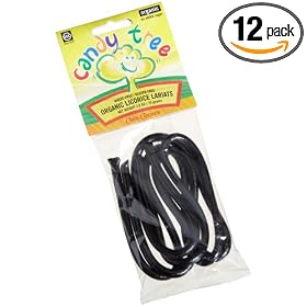 Candy Tree Gluten Free Licorice Lariats, 2.6-Ounce Packages (Pack of 12)