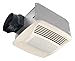 Broan QTXE110SFLT Ultra Silent Humidity Sensing Fan and Light, 110 CFM, White Grille