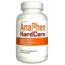AnaPhen HardCore - 90 Capsules Hardcore Thermogenic Fat Burner Weight Loss Diet Pills