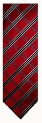 Men's Donald J. Trump Neck Tie Red, Black & Silver