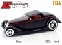 Jada Dub City D-Rods Black 1934 Ford Hot Rod 1:64 Scale Die Cast Car