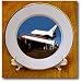 Space Shuttle - 8 Inch Porcelain Plate