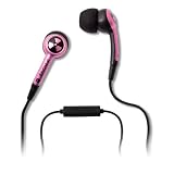 Ifrogz - EarPollution Plugz with Mic - Casque Intra auriculaire avec micro - Rose