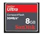 SanDisk 8 GB Ultra II CF Memory Card 15MB/S {SDCFH-008G-A11, USA Retail Package}