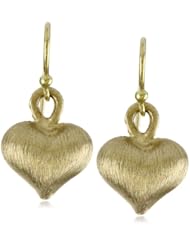 Erica Molinari "Renaissance" 14k Baby Puff Heart Earrings