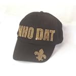 Gold Whodat Who Dat Black Baseball Hat Cap $17.95