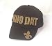 Gold Whodat Who Dat Black Baseball Hat Cap image 2