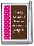 Thumbnail image for I smile because I have no idea what’s going on – Retro Style Memo Pad/Pen Set