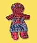 Red Spider Bear Outfit #4017 fits most Webkinz, Shining Star and 8" - 10" Stuffed Animals