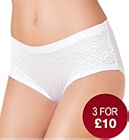Luxe Animal Lace No VPL Low Rise Bonded Shorts