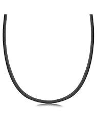 Sterling Silver Ruthenium Plated Black Tone Mesh Design Necklace