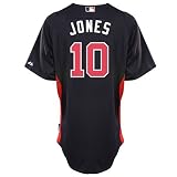 Chipper Jones Atlanta Braves Majestic Authentic Cool Base On Field Batting Practice Jersey