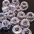 Crystal Clear Crow Beads Pony Beads