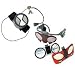 Bandai Ben 10 Voice Changer & Alien Eye Set  Version 1(Alien masks of Heat Blast, Grey Matter Fore Arms)