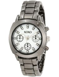 XOXO Womens XO5569 Gunmetal-Tone Bracelet Analog Watch