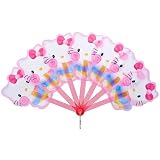 Hello Kitty Foldable Hand Fan - Lollipop Stroll