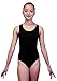 Children's Tank Leotard with Lace back Black (8-10 Child)