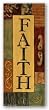 Words To Live By: Faith by Debbie Dewitt 8"x20" Art Print Poster
