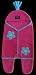 Cozyosko cocoon wrap Pink with Aqua flowers small length 60cm 0-3 mths