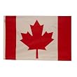 Valley Forge Nylon Canada National Flag, measures 3-Foot by 5-Foot
