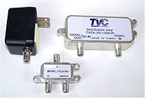 TVC Television Signal Forward Gain 20dB Amplifier w/ Power Inserter
