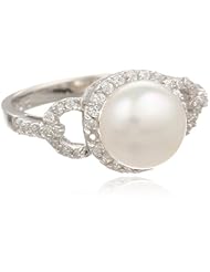 Bella Pearl Cubic Zirconia Designed Ring