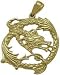 10 Karat Yellow Gold Celtic Dragon Pendant