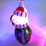 Nebraska Cornhuskers 3 All-Star Light Up Snowmen - NCAA College Athletics